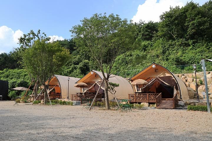 내린천 글램핑 캠핑장 · GoCamping 제공