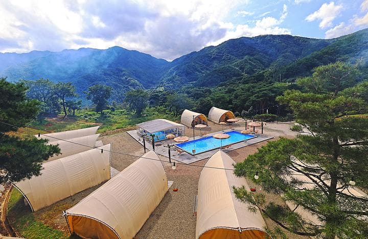 산가원글램핑 캠핑장 · GoCamping 제공