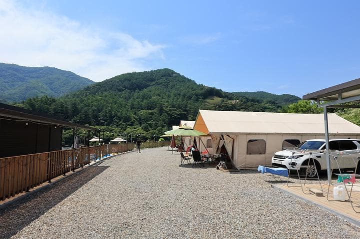 산마을글램핑 캠핑장 · GoCamping 제공