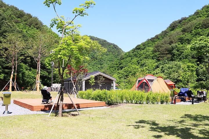 갯골자연휴양림 야영장 캠핑장 · GoCamping 제공
