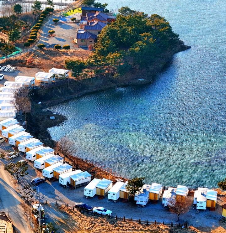 파티엔 카라반 글램핑 펜션캠핑-충남서산태안점 캠핑장 · GoCamping 제공