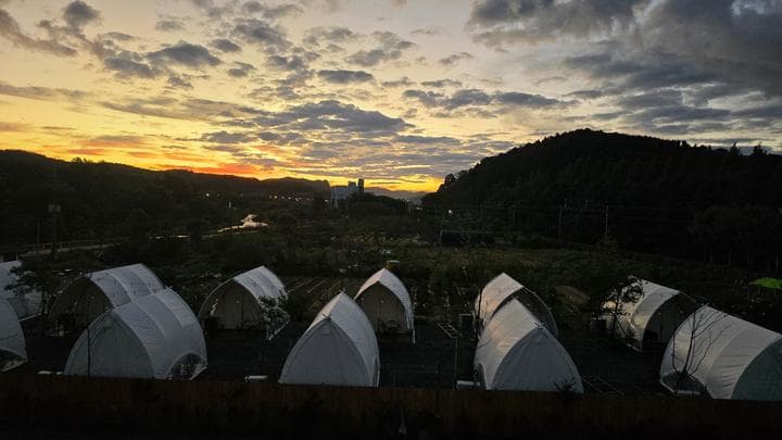별마루 계룡산 글램핑&바베큐 캠핑장 · GoCamping 제공