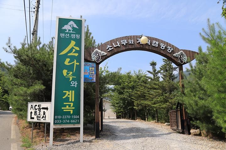 소나무와 계곡 캠핑장 캠핑장 · GoCamping 제공