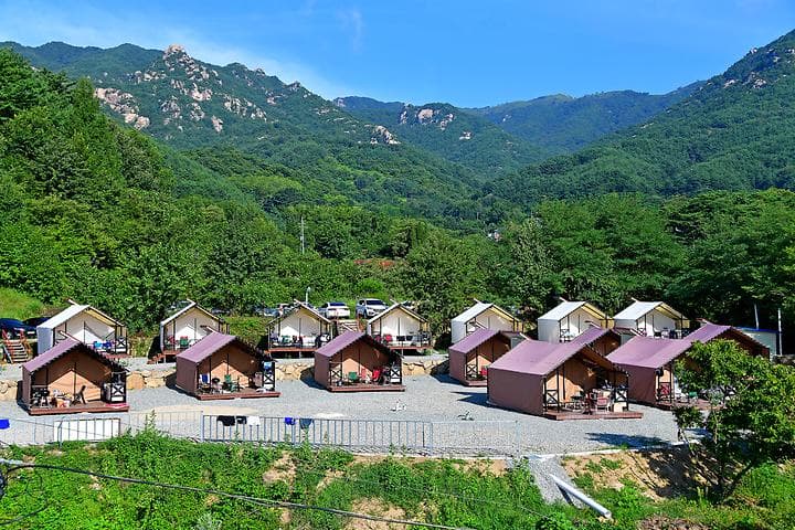 바람흔적 글램핑 앤 카라반 캠핑장 · GoCamping 제공