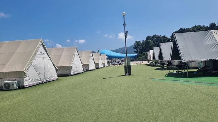 블루비치 관광농원 캠핑장 · GoCamping 제공