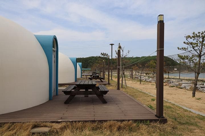 명파 해변 오토캠핑장 캠핑장 · GoCamping 제공