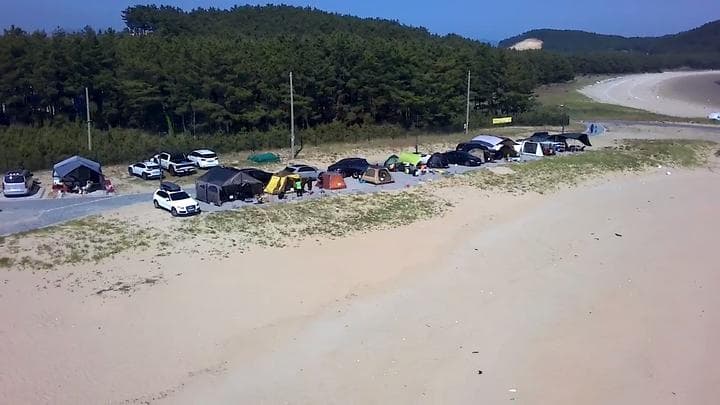 원산도 해수욕장 야영장 캠핑장 · GoCamping 제공